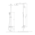 Intelligente Duschkopfmischer mit quadratischer Form